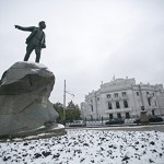 В России продолжает идти снег