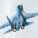 Украинские летчики-инструкторы показали высший пилотаж на RADOM-2018