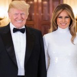 Дональд и Мелания Трамп устроили рождественскую вечеринку в Белом доме 