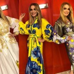 Ольга Сумская примерила три платья-вышиванки одновременно