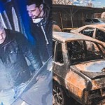 В Харькове полицейскому сожгли автомобиль