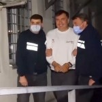 Бывшего президента Грузии Михаила Саакашвили доставили в военный госпиталь в Гори