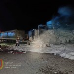 Окупанти вночі гатили по Одещині: поранені 2 людини, згоріли 6 фур, пошкоджені склади